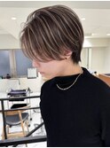 ハイライトバレイヤージュダブルカラーケアブリーチ20代30代