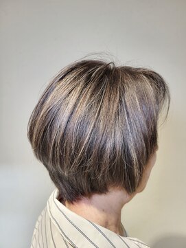 松本平太郎美容室 吉祥寺パートファイブ(PART5) グラデーションボブ×イノアカラー×ハイライト
