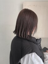 ネオリーブアイム 横浜西口店(Neolive aim)&nbsp;切りっぱなしボブ グレージュ ベルボブ sn