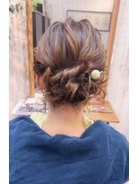 マルコ ヘア サロン(marco hair salon) ボブでもできるシニヨン風和装アレンジ