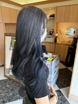 シャンプー ボーイ 宮崎柳丸店(SHAMPOO BOY) ブリーチあり/インナーブルー【宮崎市/インナーカラー】