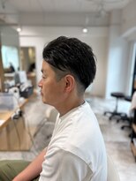ソイクフ 四条大宮店(SOY-KUFU)&nbsp;20代30代40代◎似合わせカットブルーブラックツーブロック