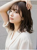 鎖骨ミディアムレイヤー