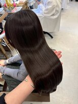 ハピネス クローバー 学園前店(Happiness CLOVER)&nbsp;レイヤーロング　艶髪　グレージュカラー