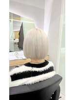 クシュ 所沢西口プロぺ通り(kusyu... )&nbsp;ヘーゼルグレージュホワイトシルバーホワイトブロンド浴衣ヘア