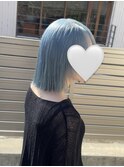 ハイライトカラーミルクティーベージュケアブリーチダブルカラー