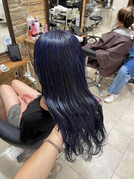 トリ 六甲道店(TORi) ネイビーバレイヤージュ