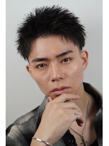 オーシャントーキョー ホワイト 原宿(OCEAN TOKYO WHITE)&nbsp;黒髪スパイキービジネスショート