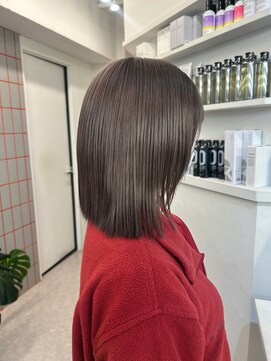 ペレ 渋谷(PELE) ミディアムヘア/暗めカラー/グランマッシュ/渋谷