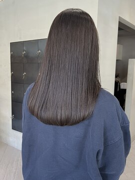 ヘアー アイス ルーチェ(HAIR ICI LUCE) ブリーチなし透明感大人可愛いグレージュココアブラウン/今枝