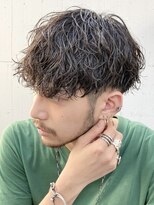 フィフス トウキョウ (fifth TOKYO) 渋谷波巻きスパイラルパーマメンズカットラウンドマッシュヘア