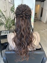 バンクスヘアー(BANK'S HAIR)&nbsp;立体感編み込みハーフアップ