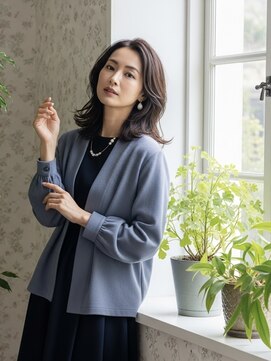 白髪ぼかし/白髪染め/オーガニックカラー/白髪/鳥取市/鳥取