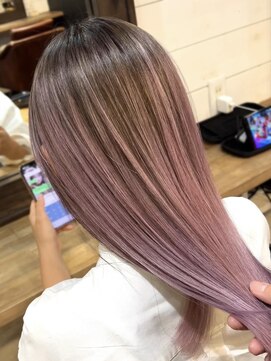 シェイト 天神(ciate) ピンクバレイヤージュ/ピンクカラー/ピンクパープル