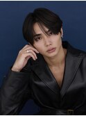 メンズカットメンズヘアシースルーマッシュダウンパーマ