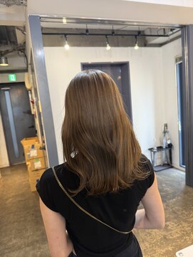 ジュール 池袋(Joule) ブリーチなしダブルカラーで作るオリーブベージュ