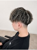 縦落ちのツイストパーマ