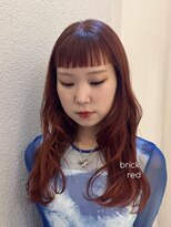 テテ ニコ(tete nico)&nbsp;【大前晴奈】ブリックレッド×オン眉