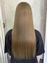 アイリス 天文館店(AIRIS)&nbsp;ミルクティーベージュ ブリーチダブルカラー 髪質改善 艶髪 20代