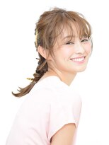 アース 熊本下通店(HAIR & MAKE EARTH)&nbsp;技ありくるりんぱアレンジ