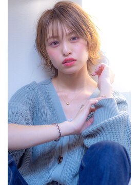 ロンド パルティール 大宮(Lond partir) 【神田安優奈】大人シースルーのワンサイドショートボブ