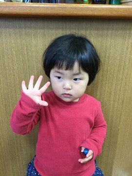 ヘア アンジェ(hair Ange) 2歳女子力有り カット