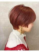 ジーナ(XENA)&nbsp;ハンサムショート×ピンクベージュ