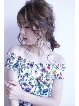ヘアデザイン ディクト(hair design D.c.t) 【hair design D.c.t】編みおろしスタイル