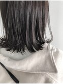 ダークグレージュ×外ハネボブ◎