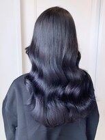 ヴァンクラウド 奈良店(VENT-CLOUD)&nbsp;大人可愛いブルージュ☆韓国風艶髪毛先パーマエクステスタイル