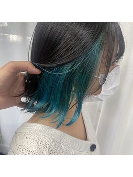 ゴート(GOAT) インナーカラー/ターコイズカラー/ダブルカラー/ブリーチ