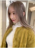 ba120ニュアンスカラー2wayバングヴェールカラーオン眉ショート