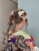 みずたま ヘアーセット　着付け