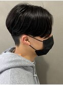 ニュアンスパーマセンターパートサイドパート韓国カルマパーマ