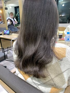 ノラ ギンザ(NORA GINZA) 透明感グレージュカラーブリーチカラー