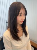 顔周りレイヤースタイル