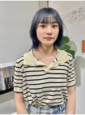 ペールブルー×ボブ