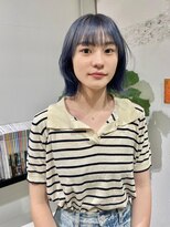 クリアーオブヘアー 栄南店(CLEAR of hair)&nbsp;ペールブルー×ボブ