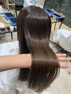 ヘアープレイス ヴィブ(hair place VIVE) ベージュブラウンカラー