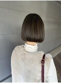 髪質改善カラー　×　ボブ　福岡　半個室