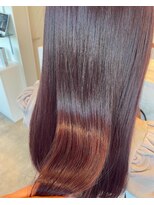 ソレカ(SORECA)&nbsp;【SORECA/ソレカ】ロングスタイル × 縮毛矯正/髪質改善×カラー