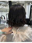 ♪ミニボブパーマ　パーマ　ボブパーマ　切りっぱなしパーマ