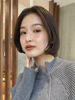 ビュートリアム 南青山(BEAUTRIUM)&nbsp;大人ボブ 顎ラインボブ  ふんわりボブ ワンカールパーマ 表参道