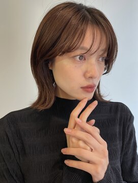 トリコ ショップアンドヘアサロン(tricot shop hair salon) 外はねボブ くびれヘア シースルーバング
