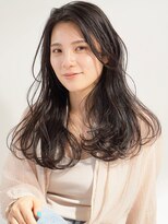 トレヘアー 京都 烏丸(tRe hair)&nbsp;大人ニュアンスカール　チェリーブラウン