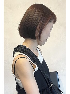 リフ デザイン ラボ(riff design labo) ピンクベージュ/ボブ/インナーカラー/ケアブリーチ