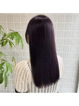 ボアップ 新居浜店(boappu) #ラベンダーカラー #ケアブリーチ #ダブルカラー