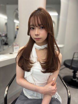 リッカ(LICCA) 【LICCA古賀愛】チョコレートカラー/天神/レイヤー韓国横髪/