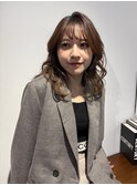 ミディアムレイヤースタイル