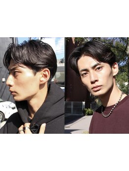 メンズカットが人気◎骨格や髪質に合わせて、ON/OFF楽しめるアレンジ自在でセットも簡単な万能スタイルに◇